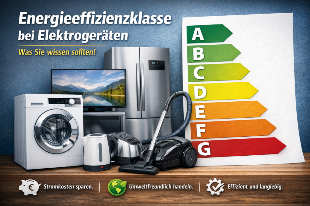 Energieeffizienzklasse für Elektrogeräte